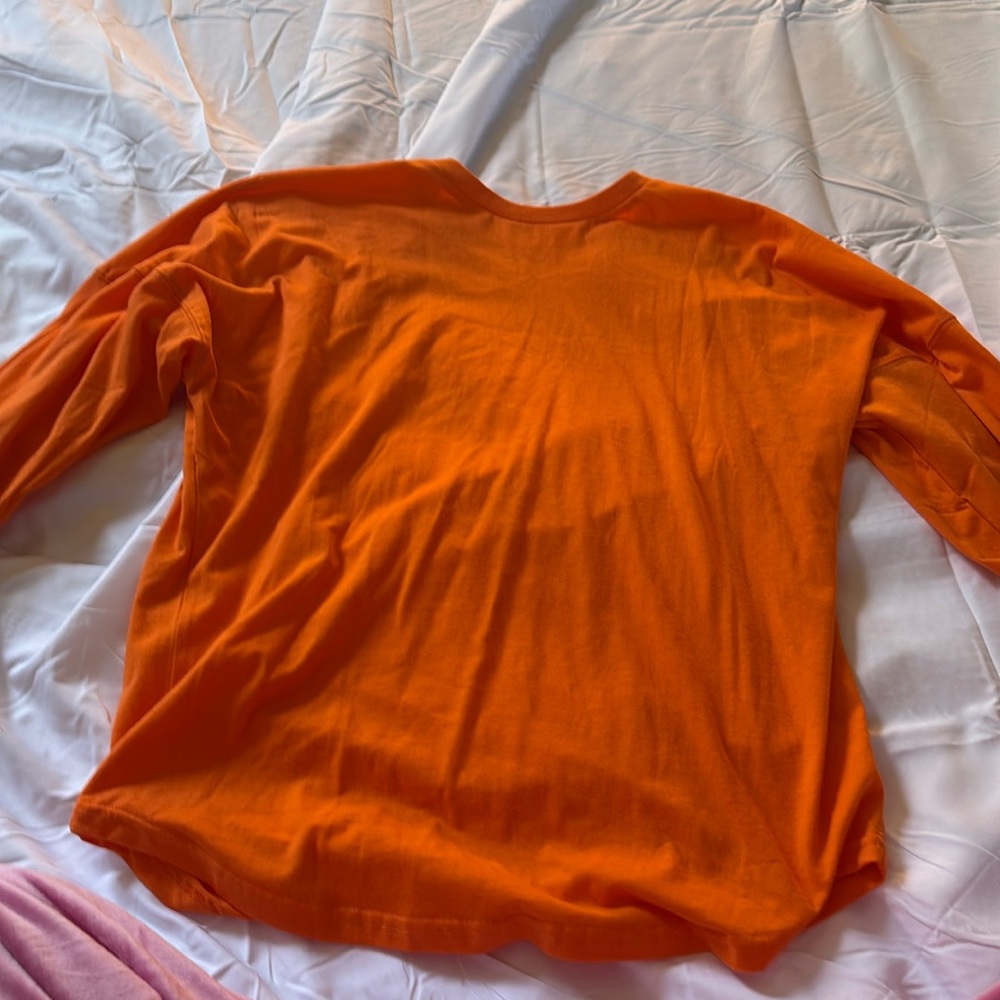 Long sleeve orange shirt